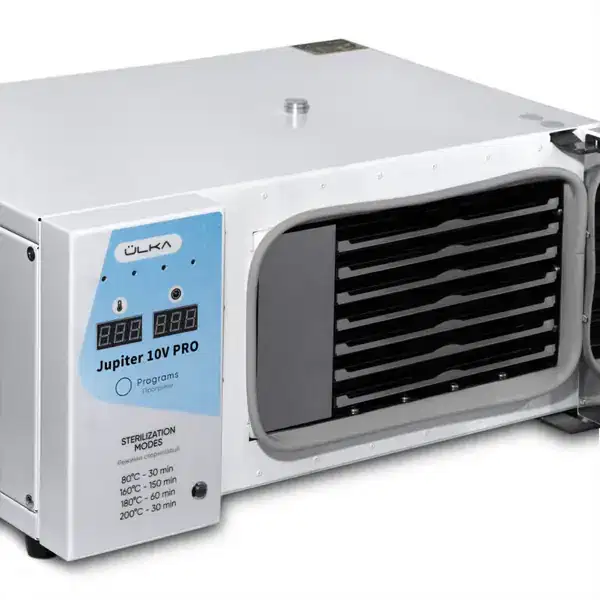 ULKA AUTO CLAVEHot air oven for sterilization Jupiter 10V(kit - 1 Sterilization Pouch 100x200mm (100pcs/pack), 1 Sterilization Pouch 60x100mm (100pcs/pack))