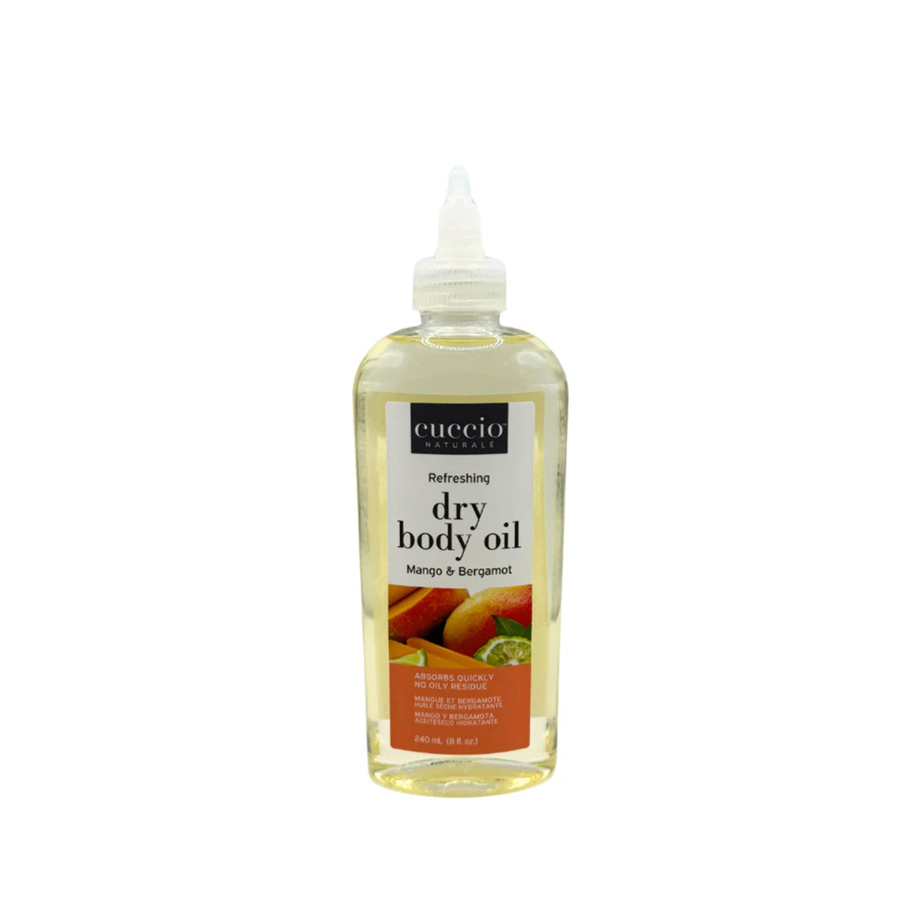 Aceite Corporal Seco CUCCIO Mango & Bergamota 8 oz