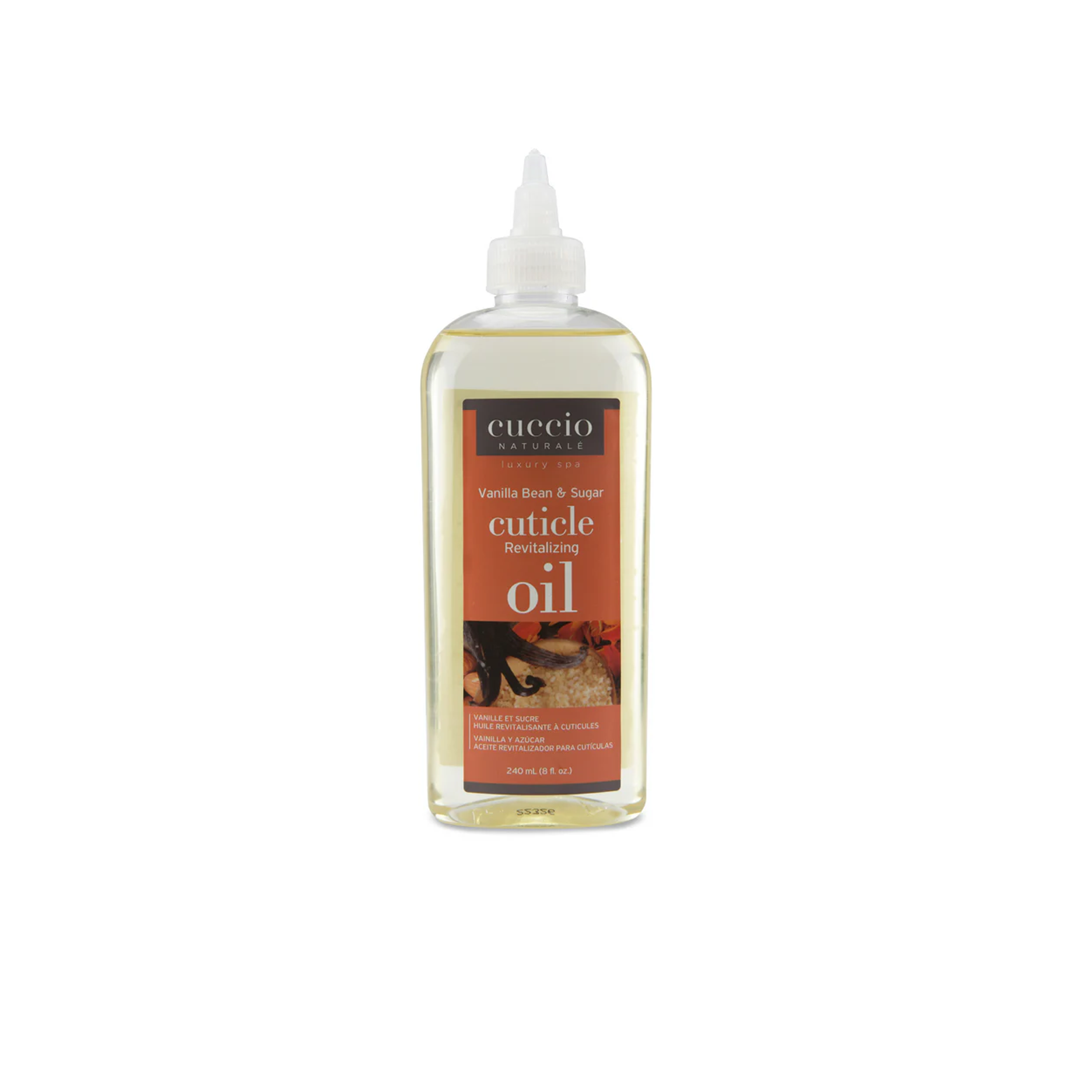 Aceite para Cutículas CUCCIO 240 ml / 8 oz Vainilla