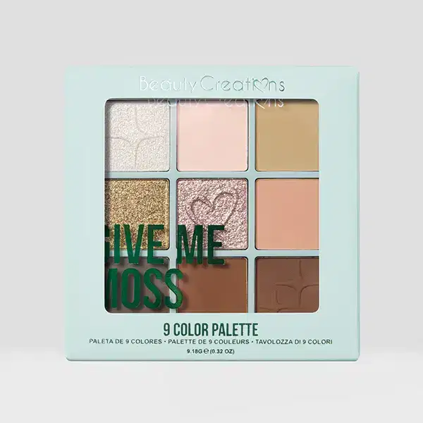 Beauty Creations 9 Color Magnetic Palette Give Me Moss
