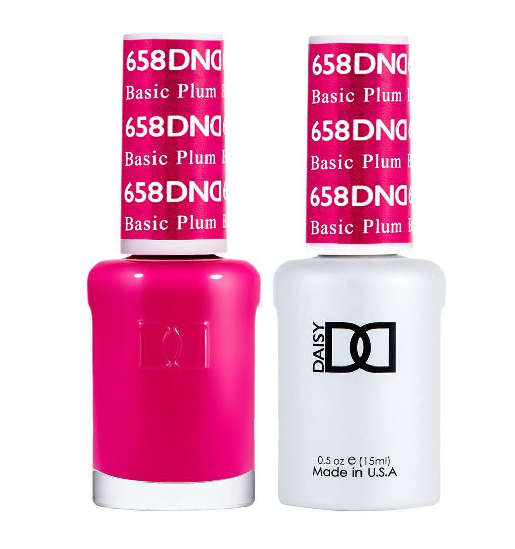 DND DC Gel & Lacquer Duo Basic Plum #658