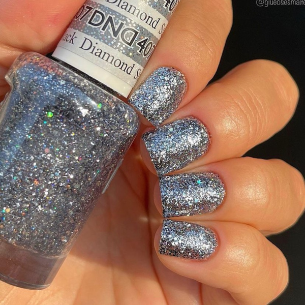 DND DC Gel & Lacquer Duo Black Diamond Star #407