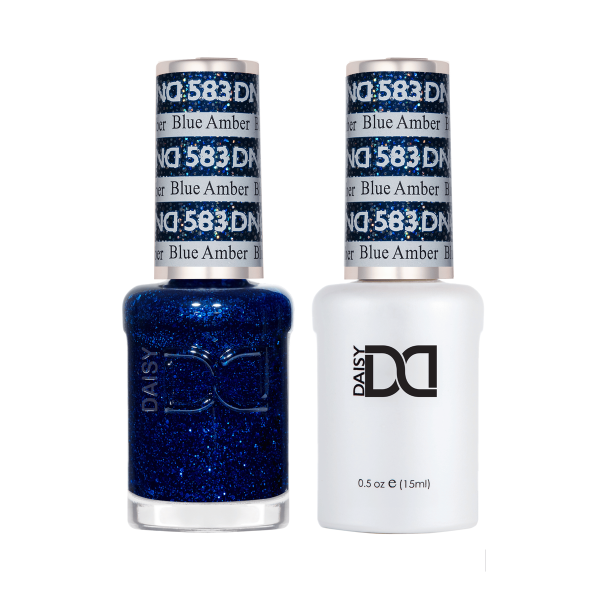 DND DC Gel & Lacquer Duo Blue Amber #583
