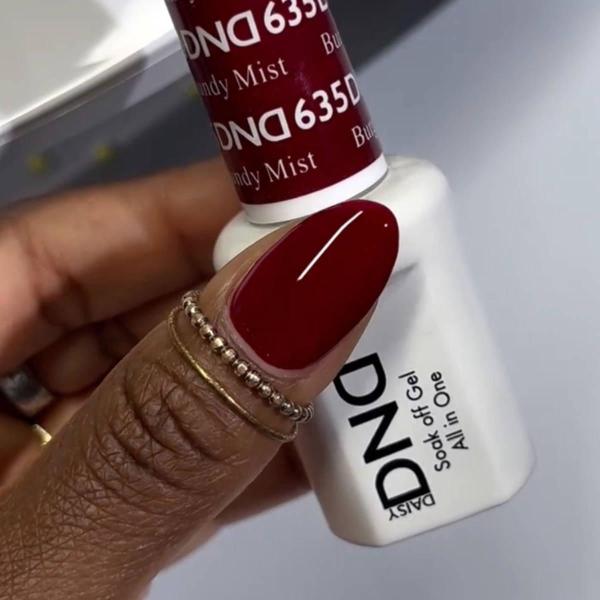 DND DC Gel & Lacquer Duo Burgundy Mist #635