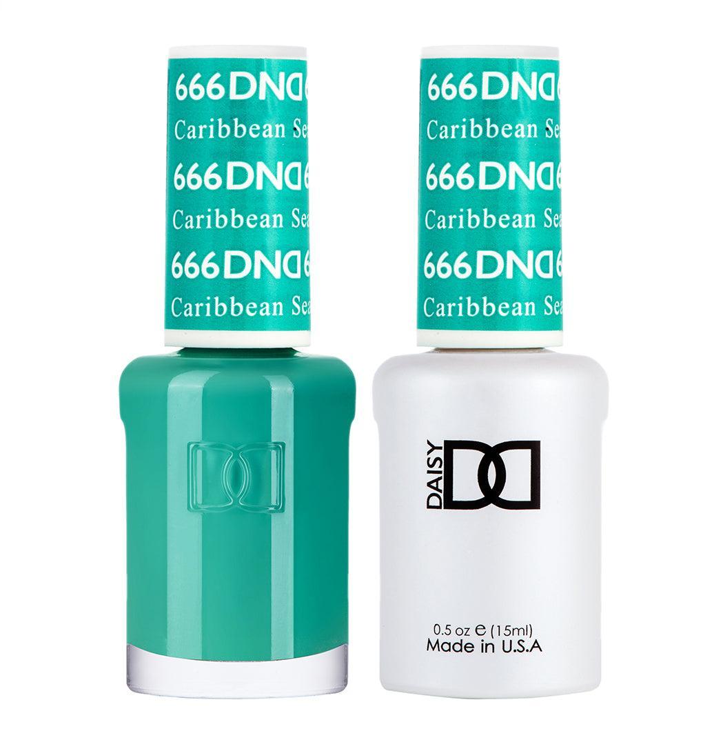 DND DC Gel & Lacquer Duo Mar Caribe #666