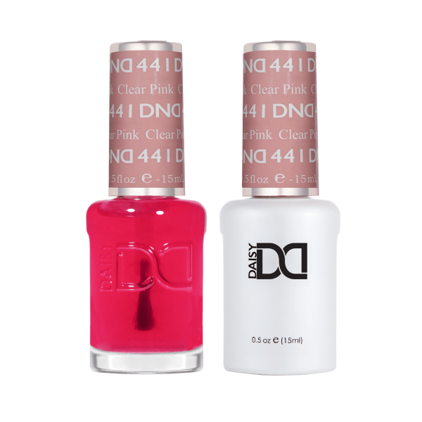 DND DC Gel & Lacquer Duo Clear Pink #441