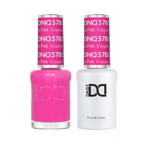 DND DC Gel & Lacquer Duo Crayola Pink #578