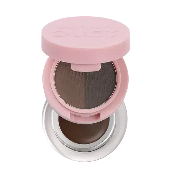 Beauty Creations Duet Brown Powder + Pomade Medium Brown
