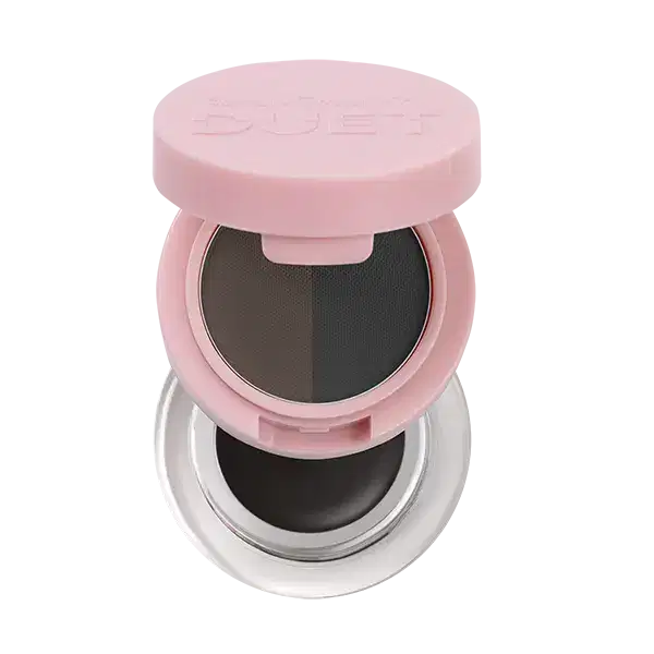 Beauty Creations Duet Brown Powder + Pomade Ebony