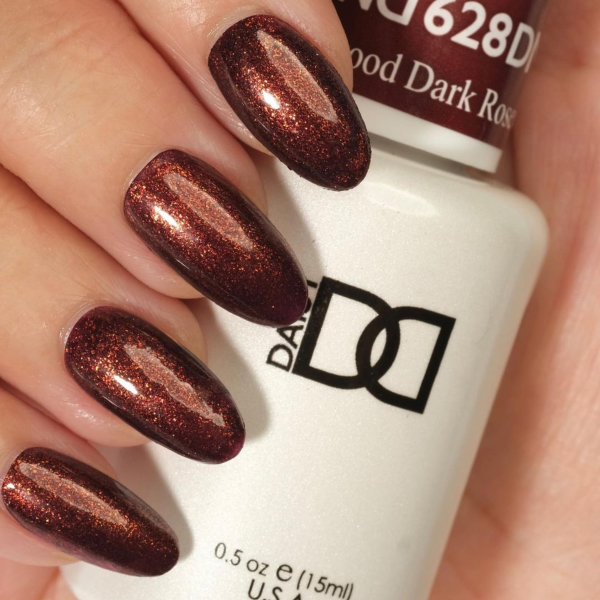 DND DC Gel & Lacquer Duo Dark Rosewood #628