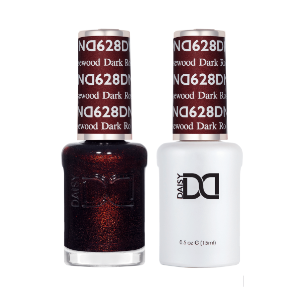 DND DC Gel & Lacquer Duo Dark Rosewood #628
