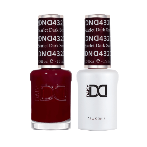 DND DC Gel & Lacquer Duo Dark Scarlet #432