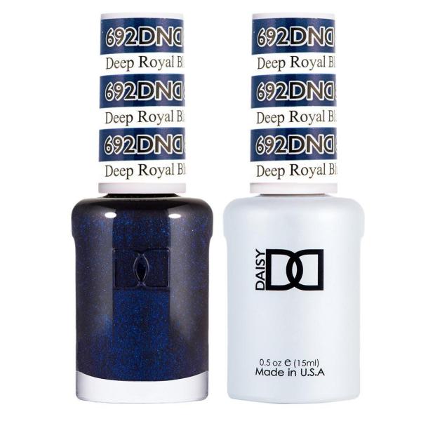 DND DC Gel & Lacquer Duo Deep Royal Blue #692