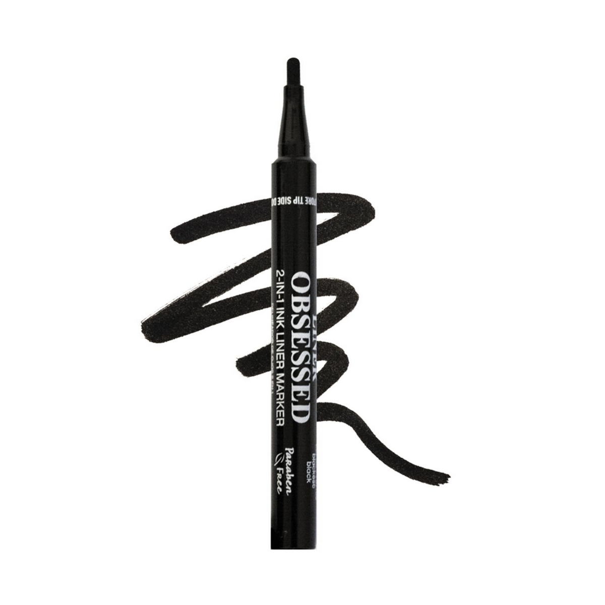 PALLADIO Liner Obsessed 2-In-1 Ink Liner Marker Bl