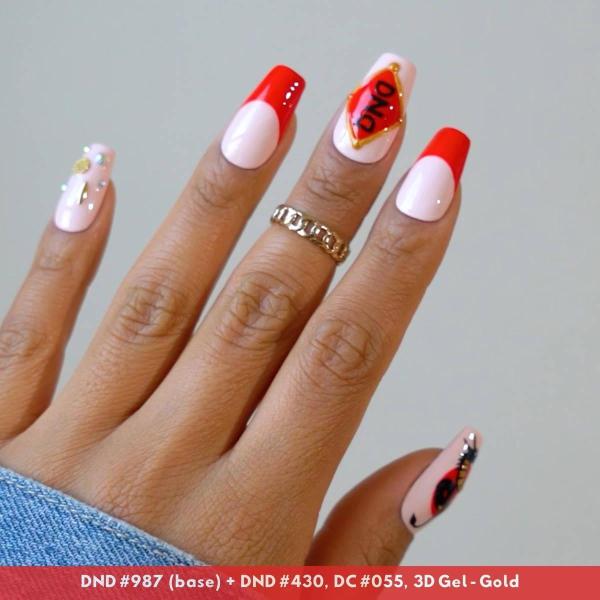 DND DC Gel & Lacquer Duo Ferrari Red #430