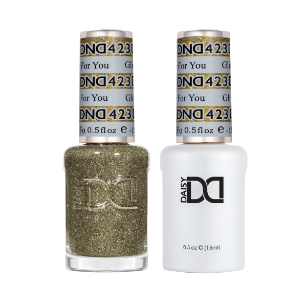 DND DC Gel & Lacquer Duo Glitter For You #423