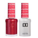 DND DC Gel & Lacquer Duo Gold In Red #476
