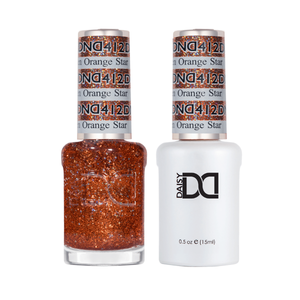 DND DC Gel & Lacquer Duo Golden Orange Star #412