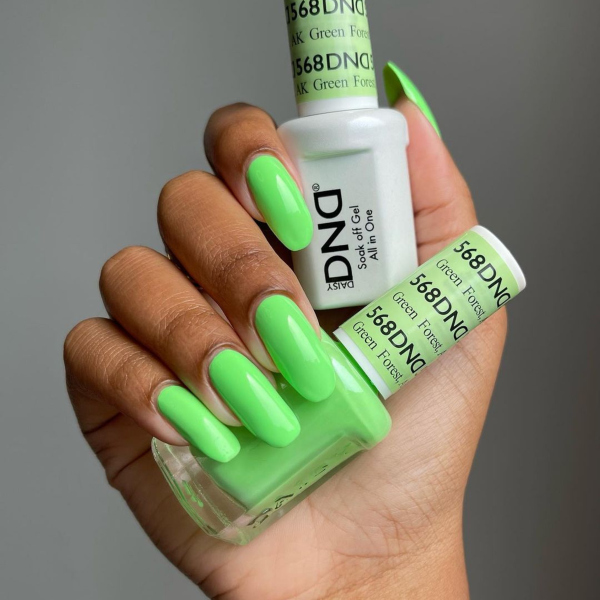 DND DC Gel & Lacquer Duo Green Forest AK #568