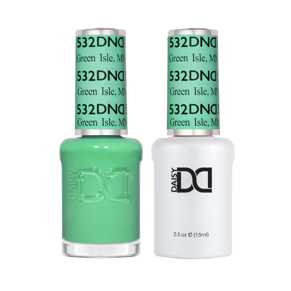 DND DC Gel & Lacquer Duo Green Isle #532