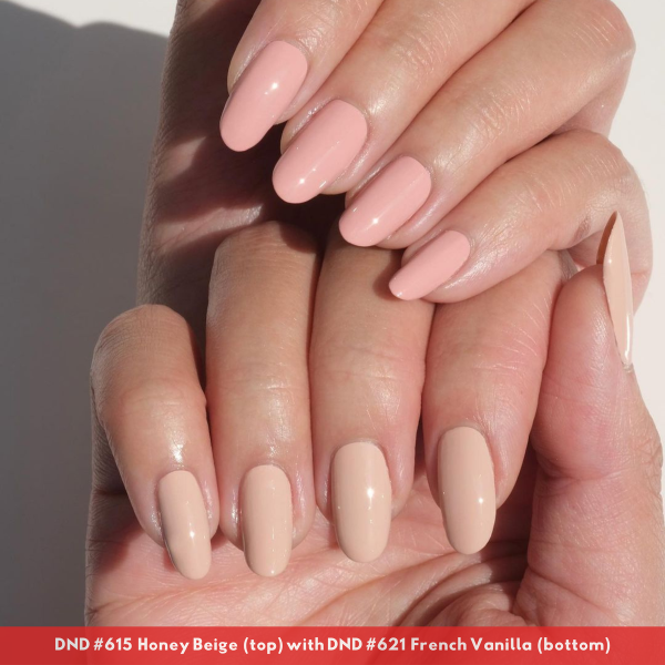 DND DC Gel & Lacquer Duo Honey Beige #615