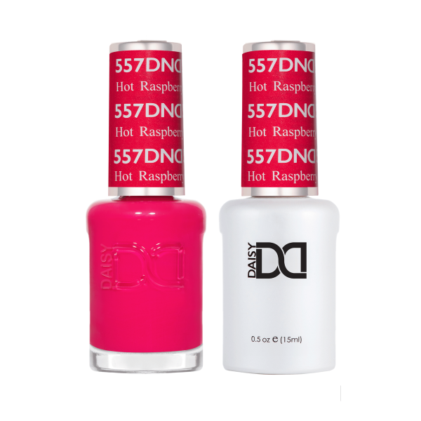 DND DC Gel & Lacquer Duo Hot Raspberry #557