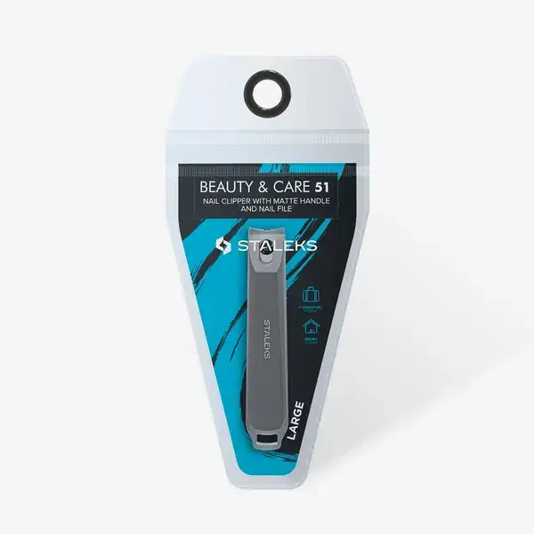 STALEKS Nail Clipper With Container for Clipped Na