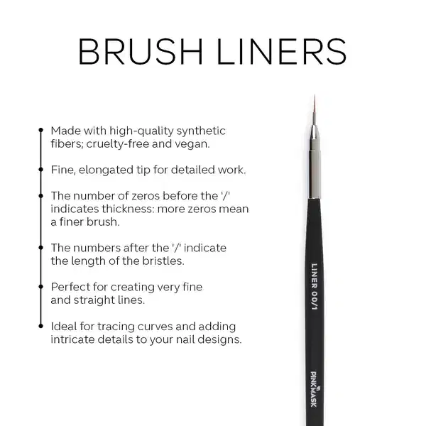 PINK MASK Brush Liner 000/2