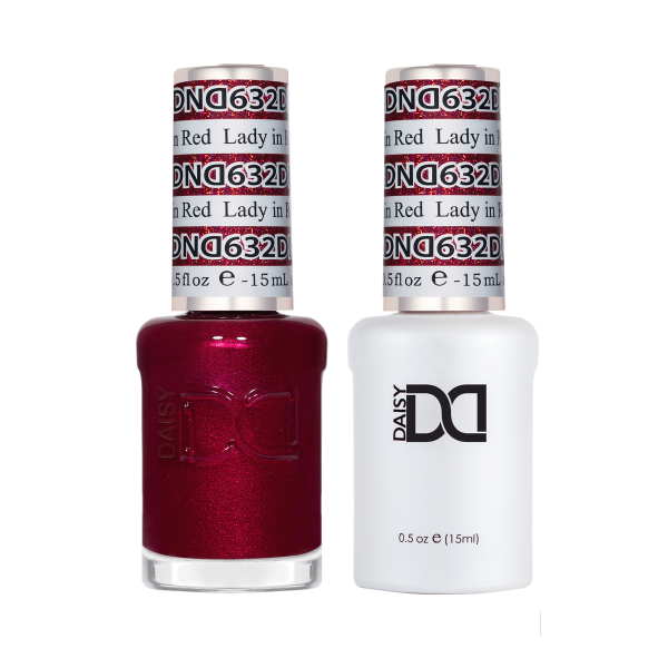 DND DC Gel & Lacquer Duo Lady In Red #632