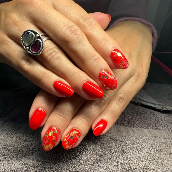 DND DC Gel & Lacquer Duo Lucky Red #637