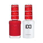 DND DC Gel & Lacquer Duo Lucky Red #637
