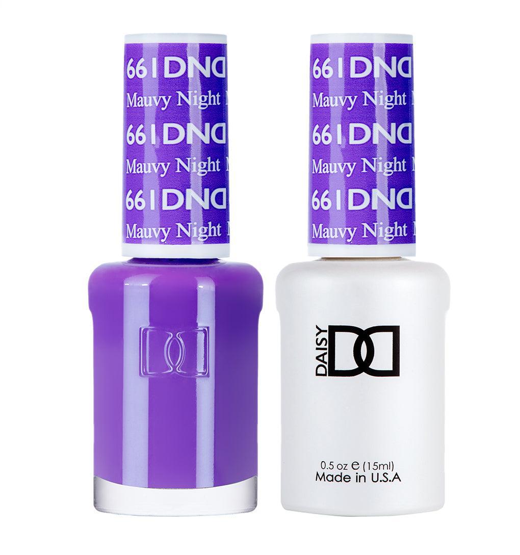 DND DC Gel & Lacquer Duo Mauvy Night #661