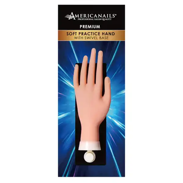 AMERICANAILS Practice Hand With Platform