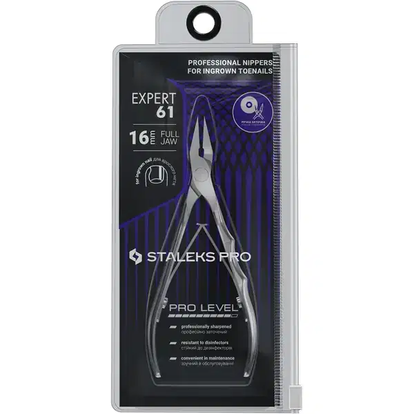 STALEKS Nail Nippers 16 mm. Thin Tips Flawless pinching and razor-sharp cutting edges