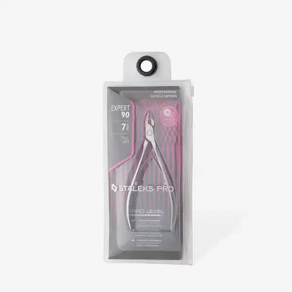 STALEKS Professional Cuticle Nippers 7 mm Straight Cutting Edges With An Inclination
