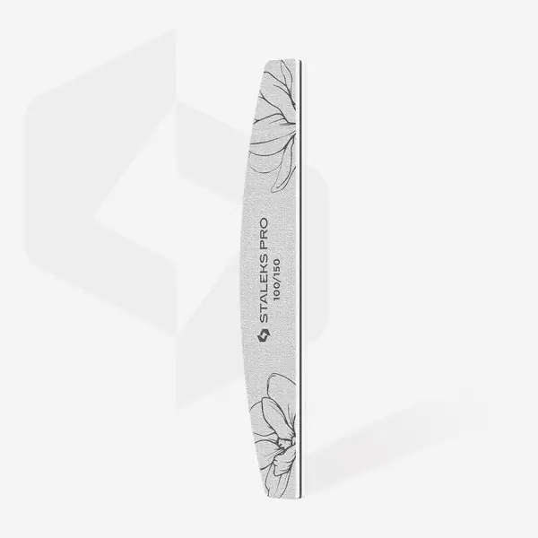 STALEKS Crescent Mineral Nail File EXPERT 40 100/150 grit (25 pcs)