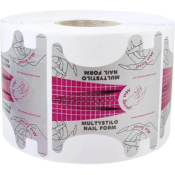 MIA SECRET Big Silver Nail Form 500 Per Roll