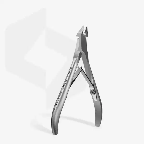 STALEKS Professional Cuticle Nippers 4 mm Inclined Straight Cutting Edges