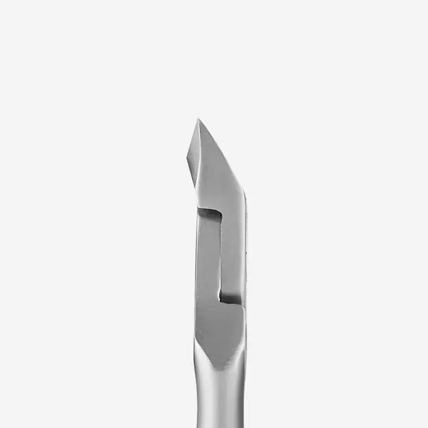 STALEKS Professional Cuticle Nippers 1/2 Jar 5 mm Inclined Straight Cutting Edges