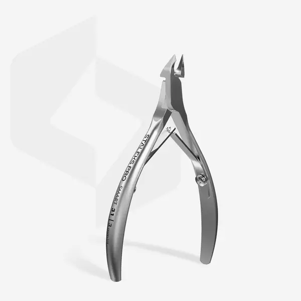 STALEKS Professional Cuticle Nippers 3 mm Straight Cutting Edges With An Inclination