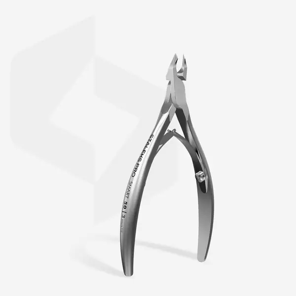STALEKS Professional Cuticle Nippers 1/2 Jar 5 mm Blades Diamond Sharpened by Hand