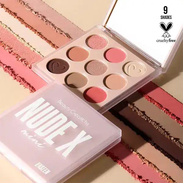 Beauty Creations BC Nude X 9 Colors Mini Unseen Pallete
