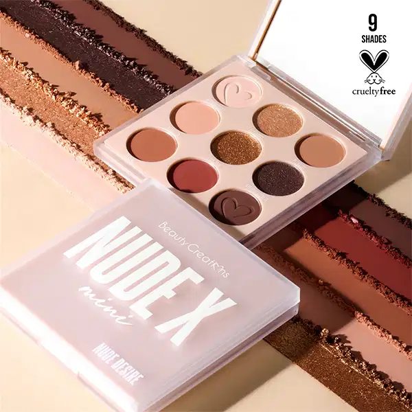 Beauty Creations BC Nude X 9 Colors Mini Nude Desire Pallete