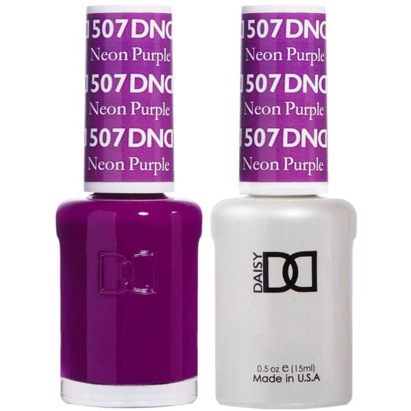 DND DC Gel & Lacquer Duo Neon Purple #507