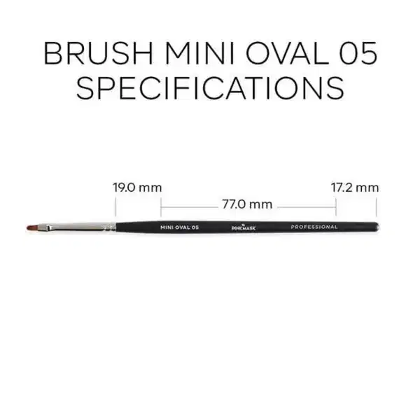 PINK MASK Brush Mini Oval 05