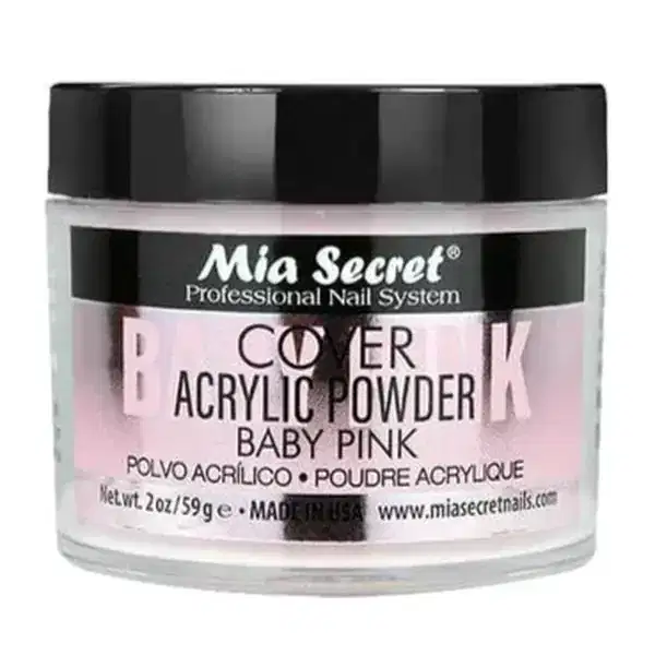 MIA SECRET Acrylic Baby Pink 2 Oz