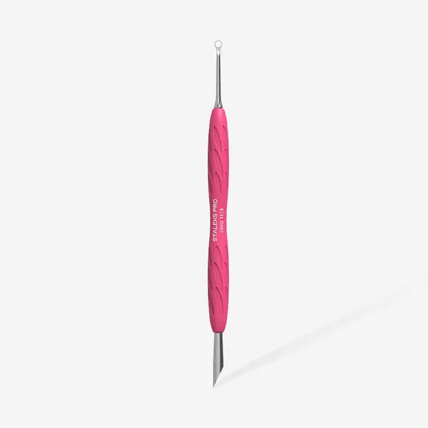 STALEKS Manicure pusher Gummy w/silicone beveled &