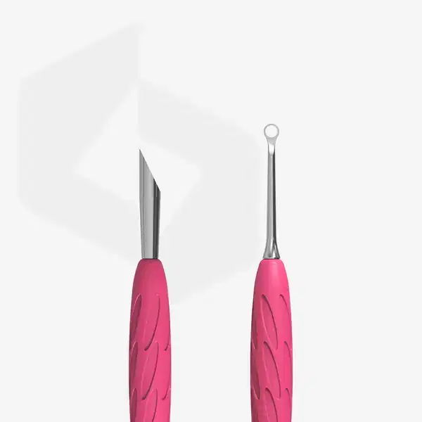 STALEKS Manicure pusher Gummy w/silicone beveled &