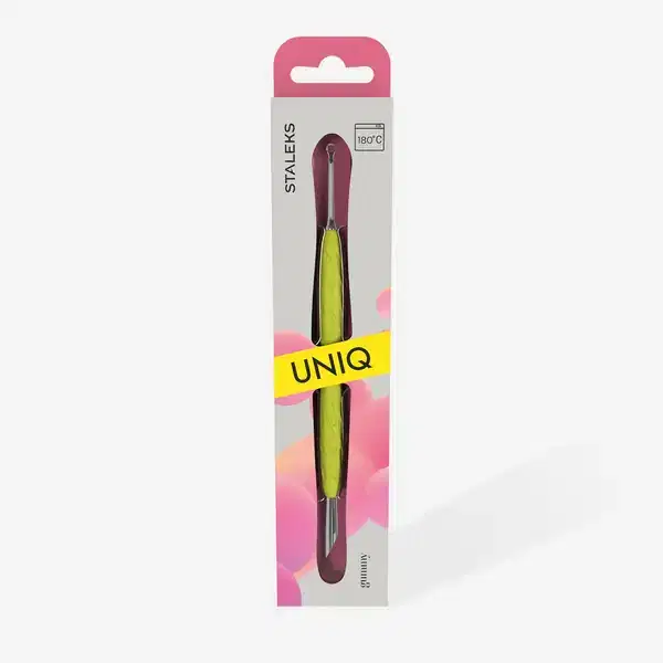 STALEKS Manicure pusher Gummy w/silicone beveled &