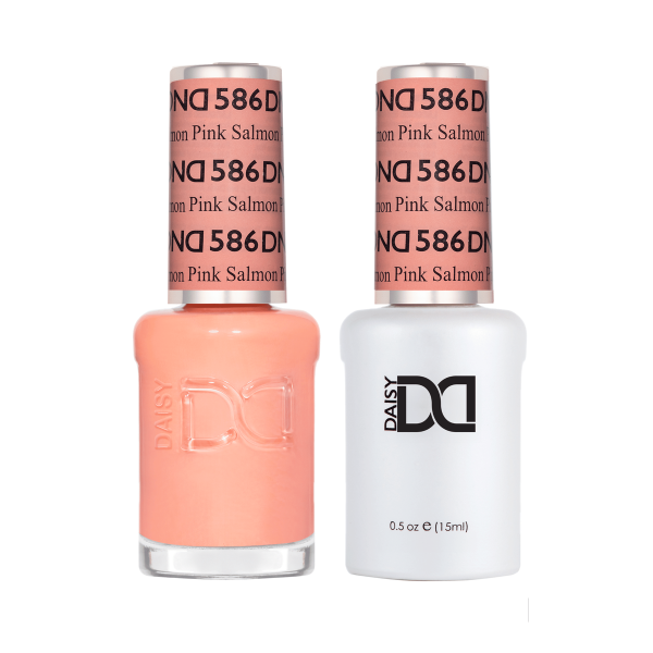 DND DC Gel & Lacquer Duo Pink Salmon #586
